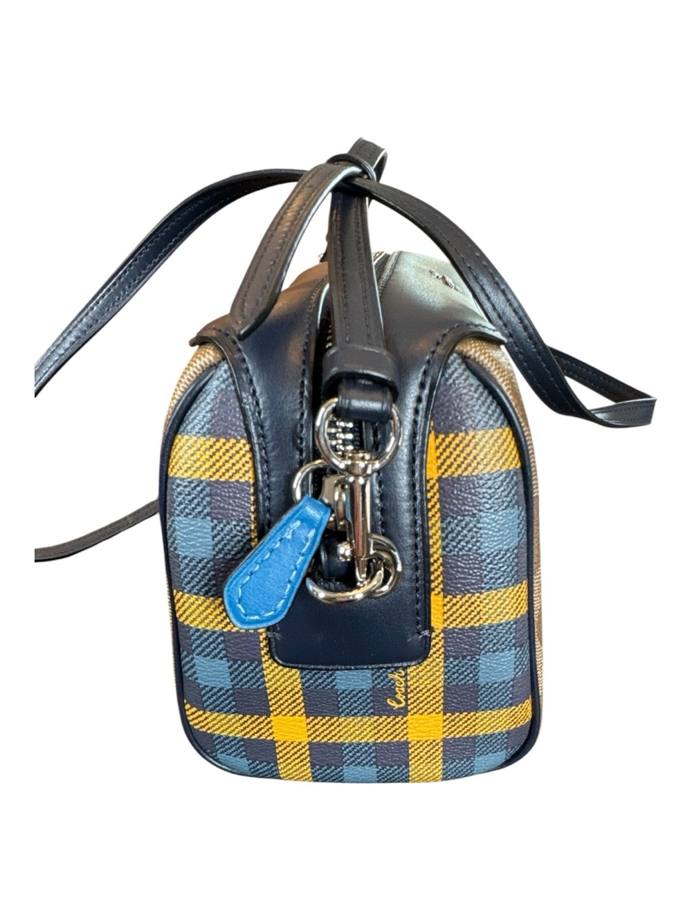 COACH Bennett Crossbody in Signature Canvas with a Gingham print - Picture 5 of 10